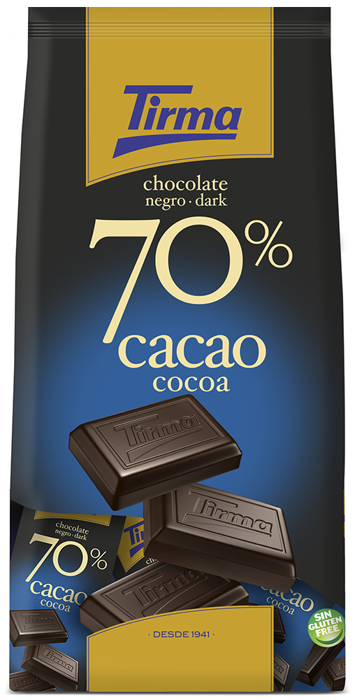 Chocolate 70% cacao 15g (14 uds)