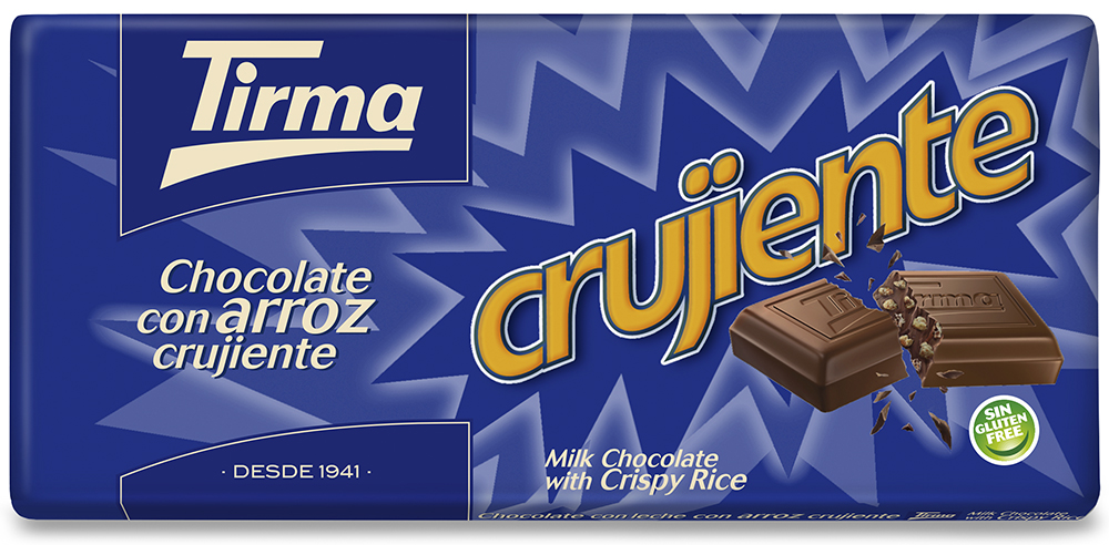 Chocolate con arroz crujiente 125g
